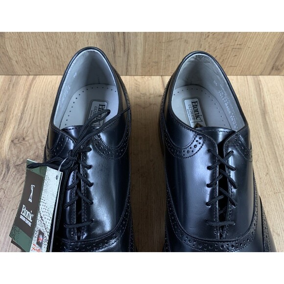 Etonic Men Oxfords Brogue Golf Shoes  Leather Gore-Tex Black Wide Size 12EEE main image 3